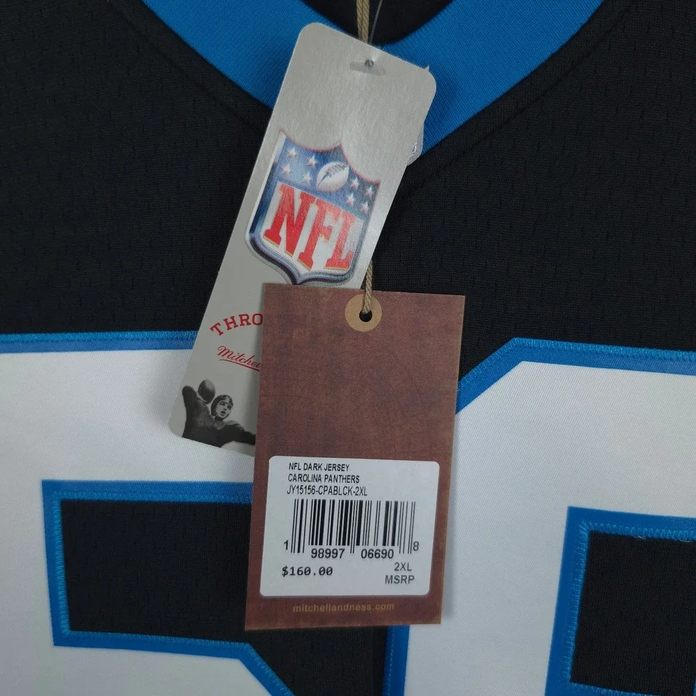 Luke Kuechly Carolina Panthers Mitchell & Ness NFL 2XL XXL Jersey 2013 #59 NWT